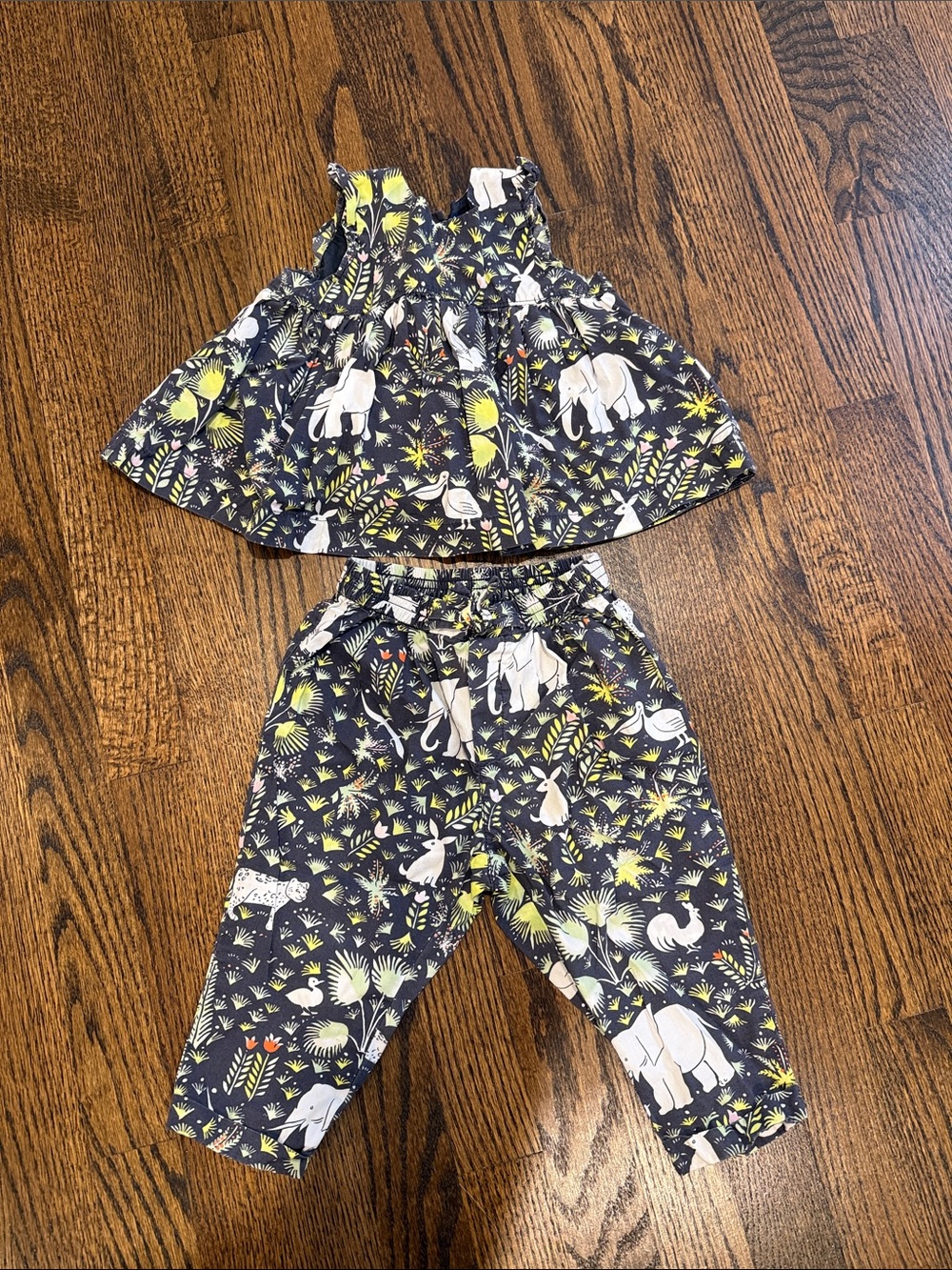 Gap Safari Animals Outfit Set 18-24 Months